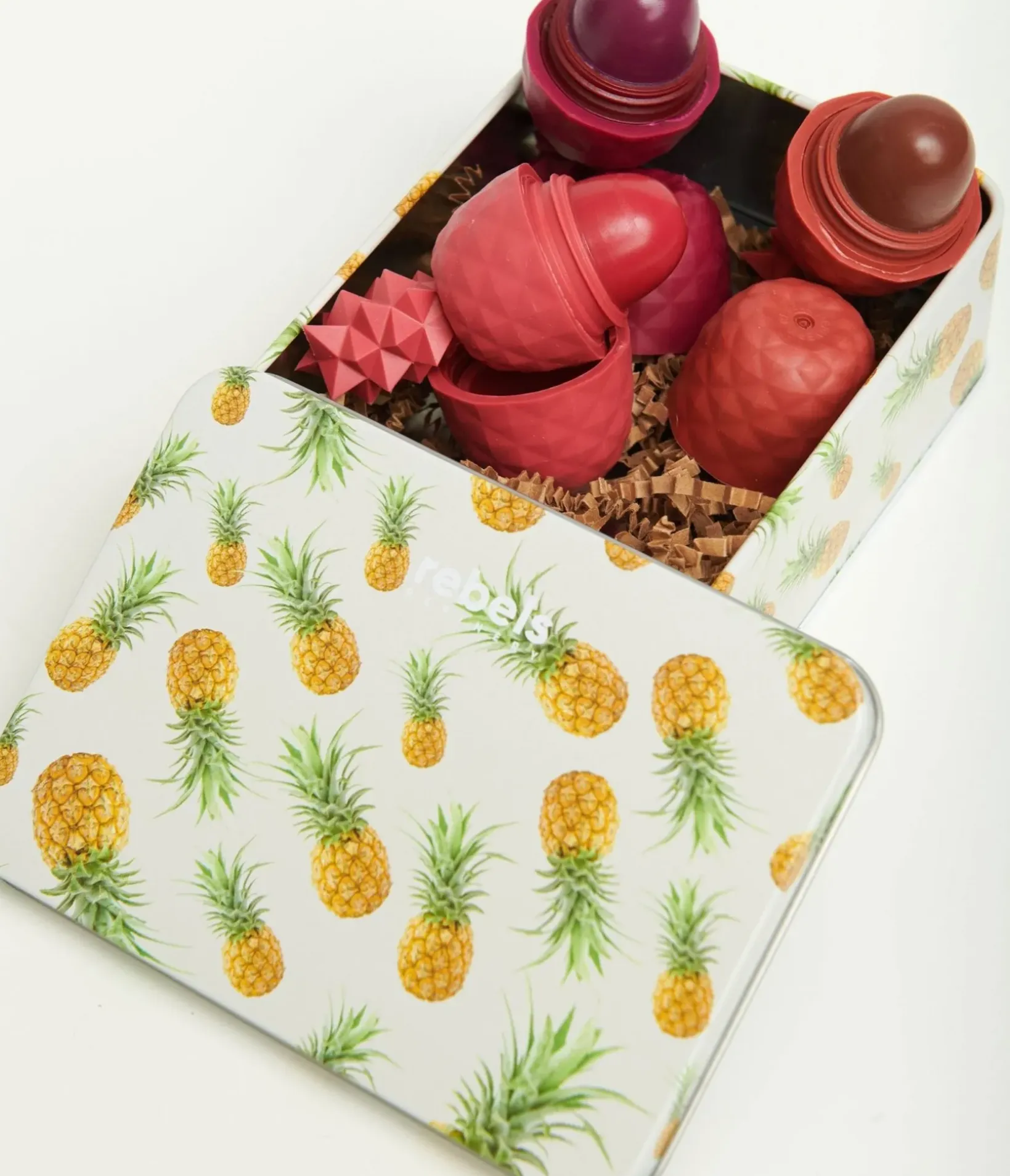Unique Vintage Date Night Outfits|Honeymoon Outfits>Pineapple Tinted Lip Balm Set