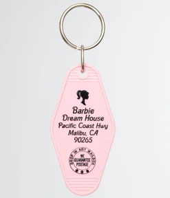 Unique Vintage All Things Pink|Gifts For The Home>Pink Barbie Dream House Motel Key Fob