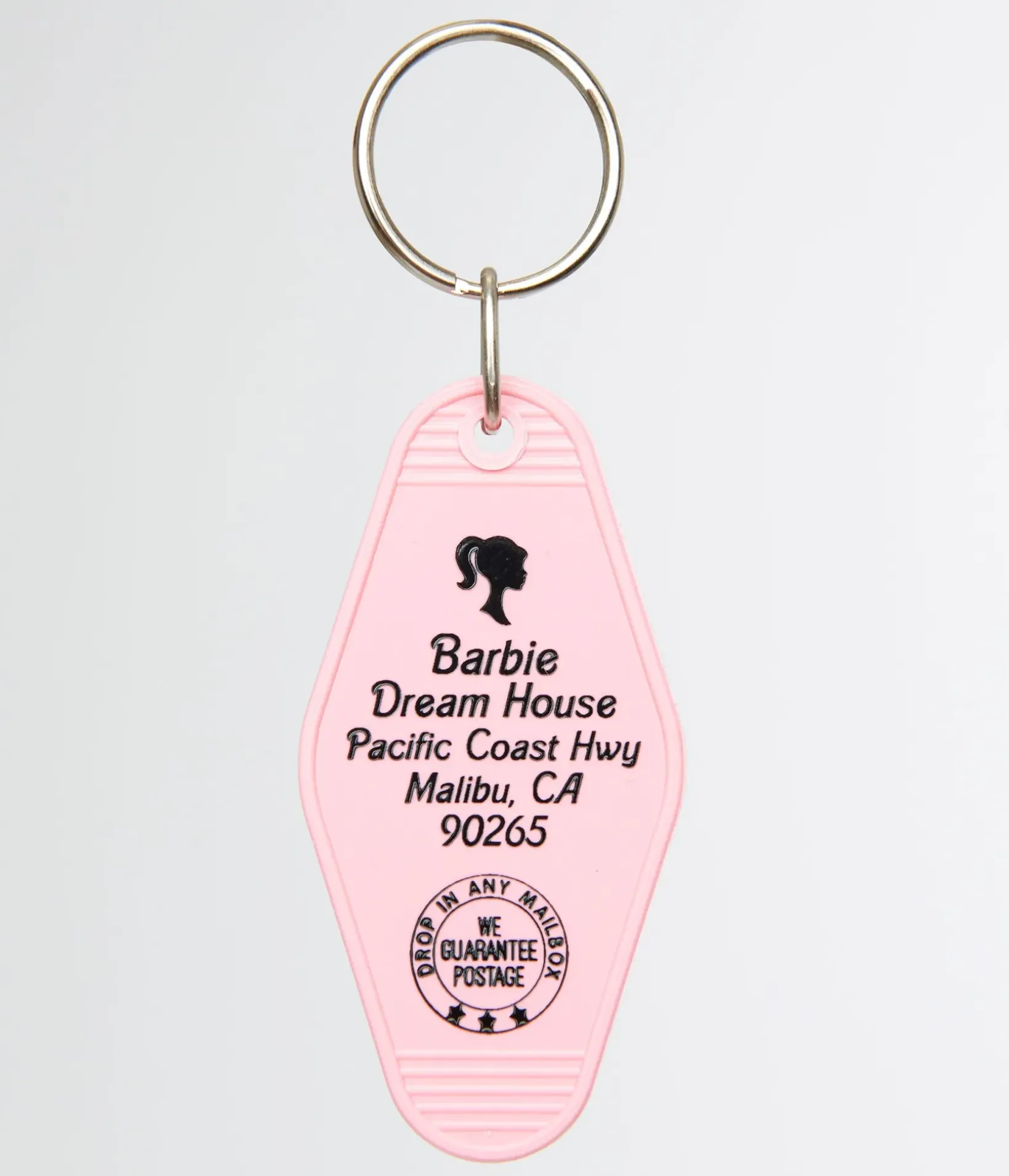Unique Vintage All Things Pink|Gifts For The Home>Pink Barbie Dream House Motel Key Fob