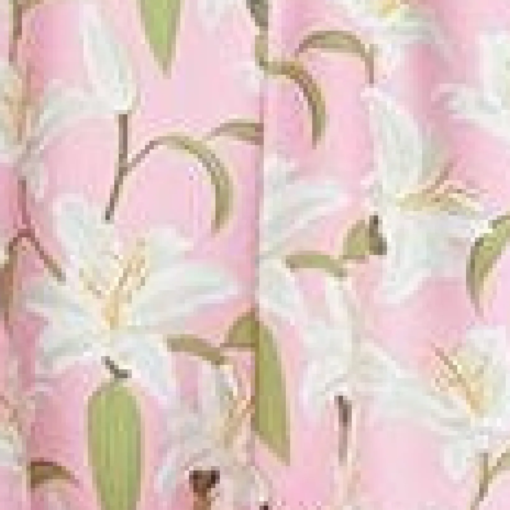 Unique Vintage Shorts|Shorts>Pink & White Lilies Bama Breeze Top & Shorts Set