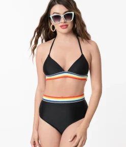 Unique Vintage Two Piece Swim><noscript><img width=