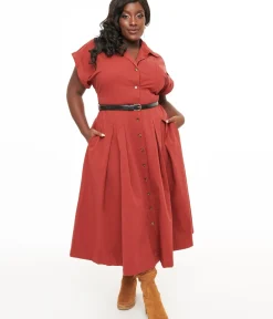 Unique Vintage Midi|Pocket Dresses><noscript><img width=