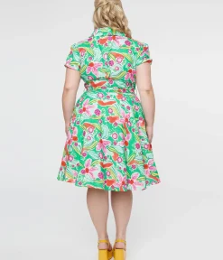 Unique Vintage Fit & Flare|Pocket Dresses><noscript><img width=