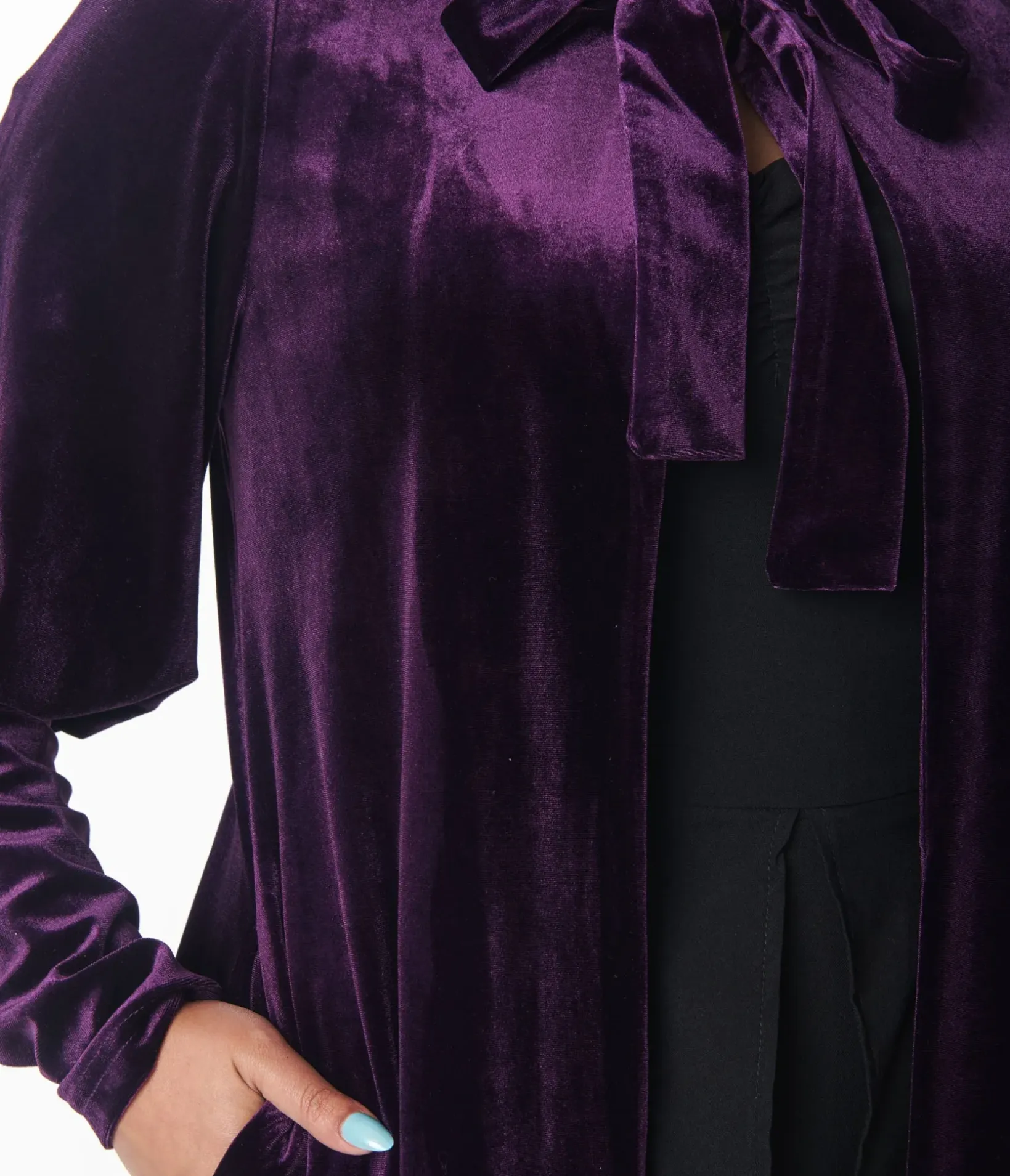 Unique Vintage Jackets|Coats & Jackets>Purple Velvet Leota Duster