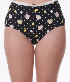 Unique Vintage Swim Bottoms|Two Piece Swim>Pusheen x Pool Time Cape May Swim Bottoms
