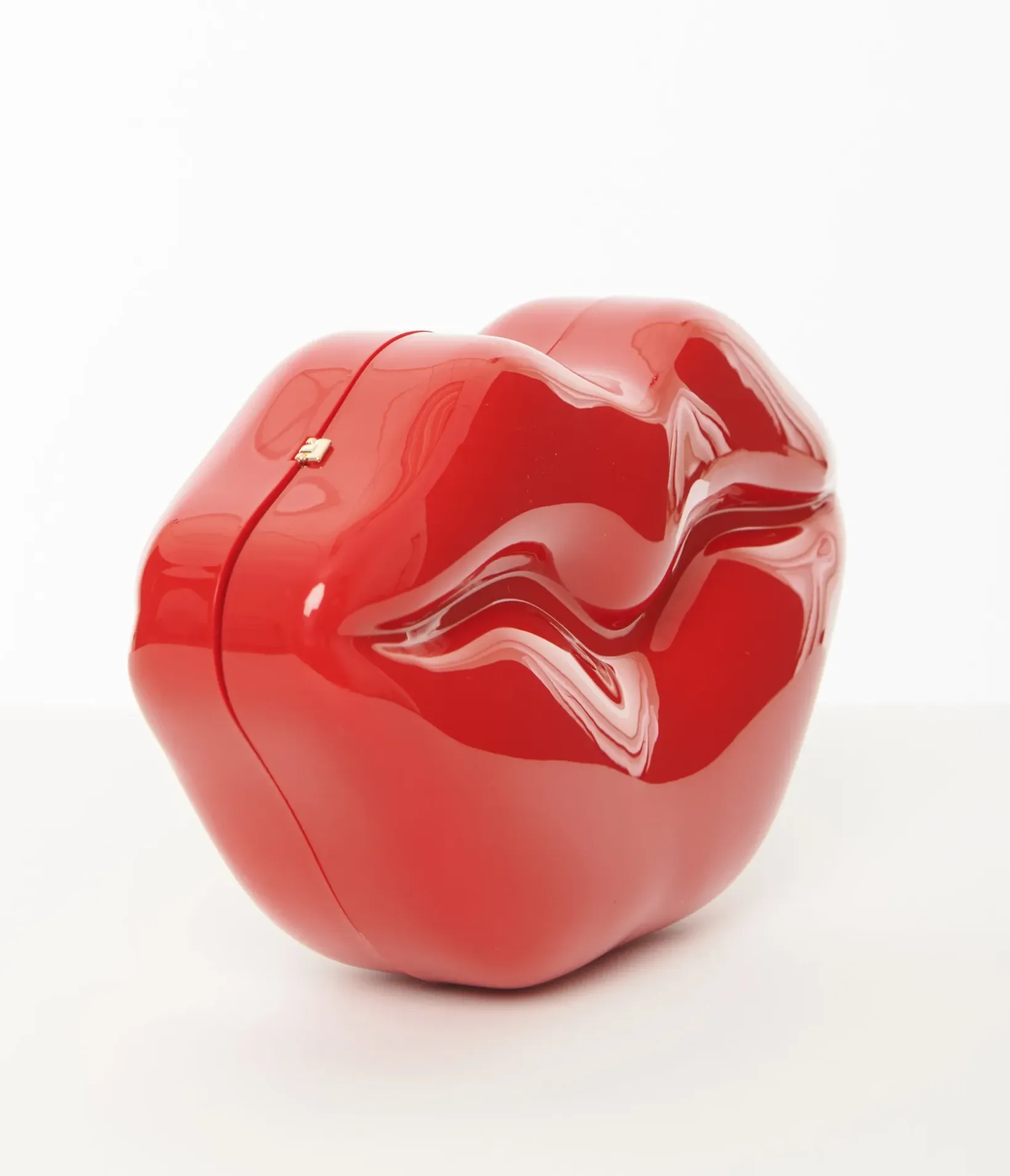 Unique Vintage All Things Red|Date Night Outfits>Red Lips Clutch Handbag