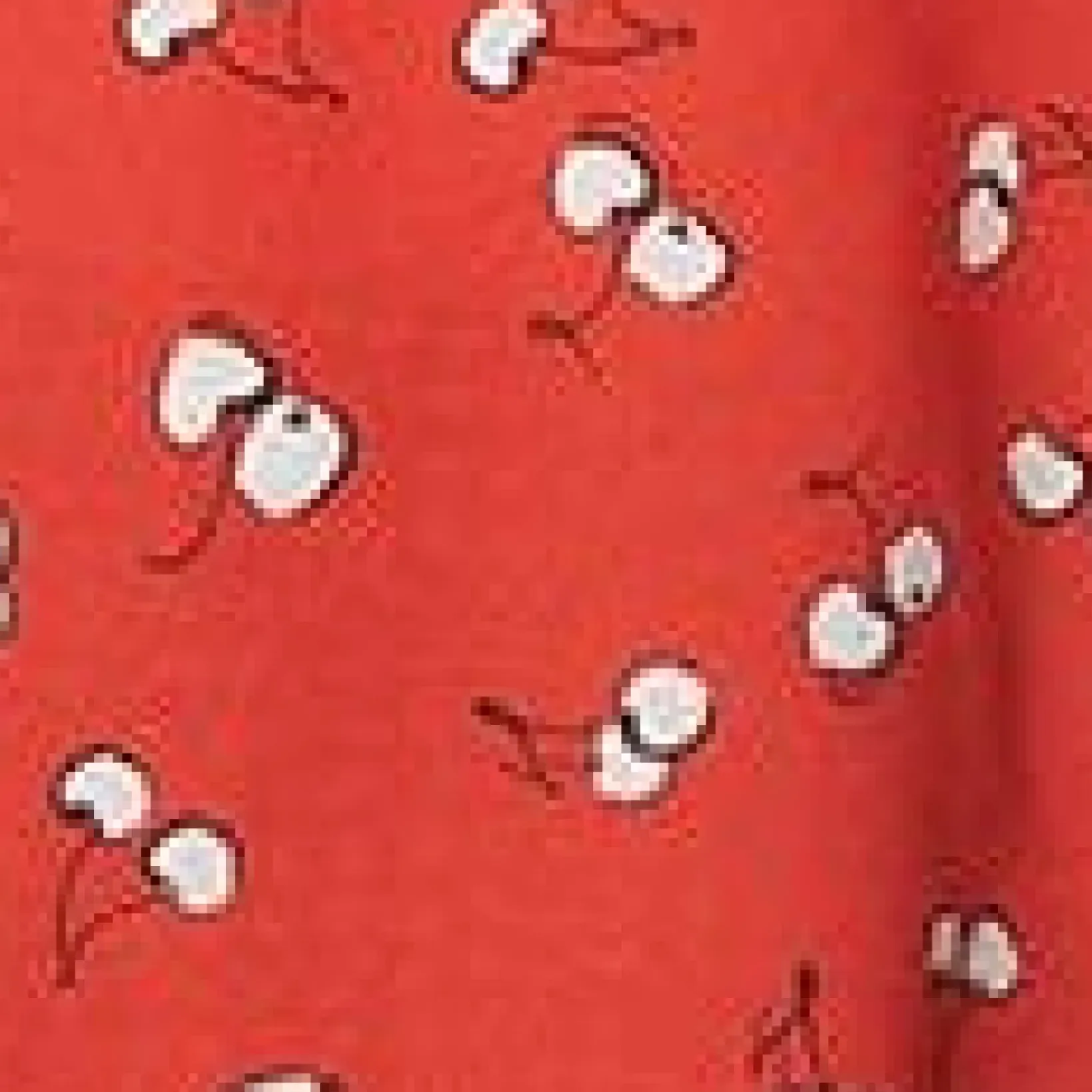 Unique Vintage Blouses|All Things Red>Red & White Cherry Top