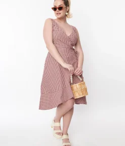 Unique Vintage Wrap Dresses|Everyday Dresses><noscript><img width=