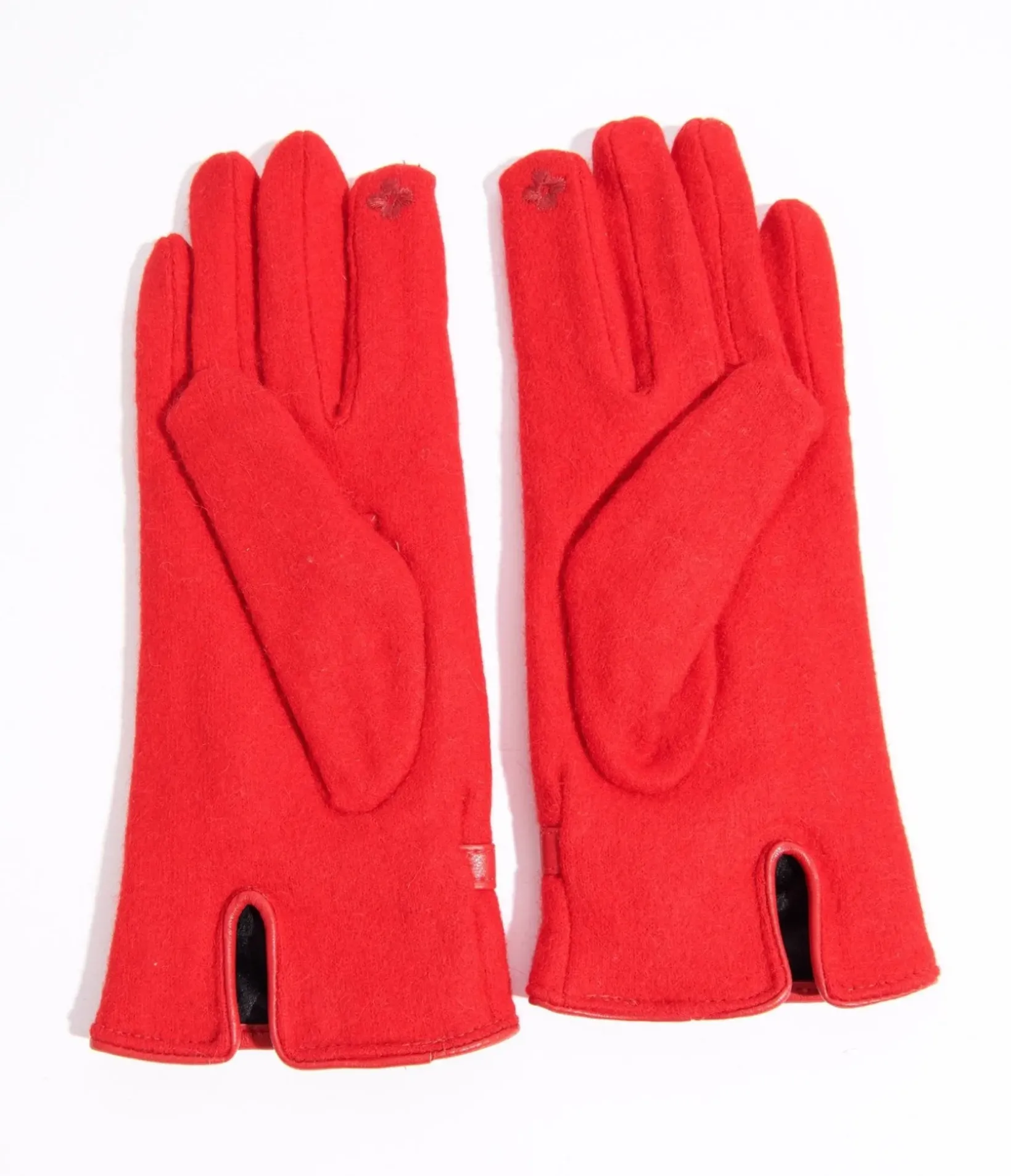 Unique Vintage All Things Red|Gloves & Scarves>Red Wool Texting Gloves