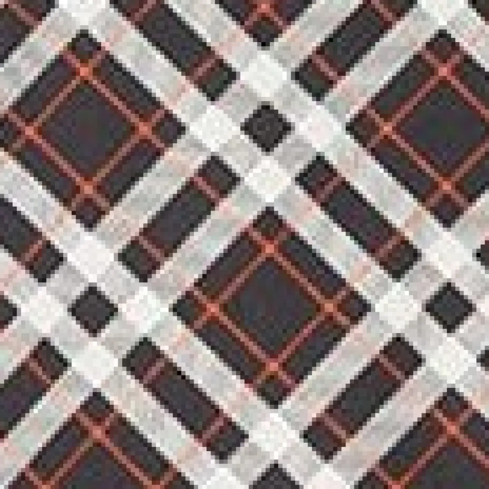 Unique Vintage Halloween>Retrolicious Black & Orange Plaid Bow Top