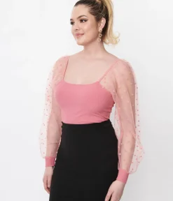 Unique Vintage Blouses|All Things Pink><noscript><img width=
