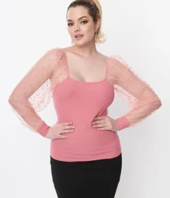 Unique Vintage Blouses|All Things Pink><noscript><img width=