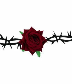 Unique Vintage Necklaces>Rose & Thorns Choker