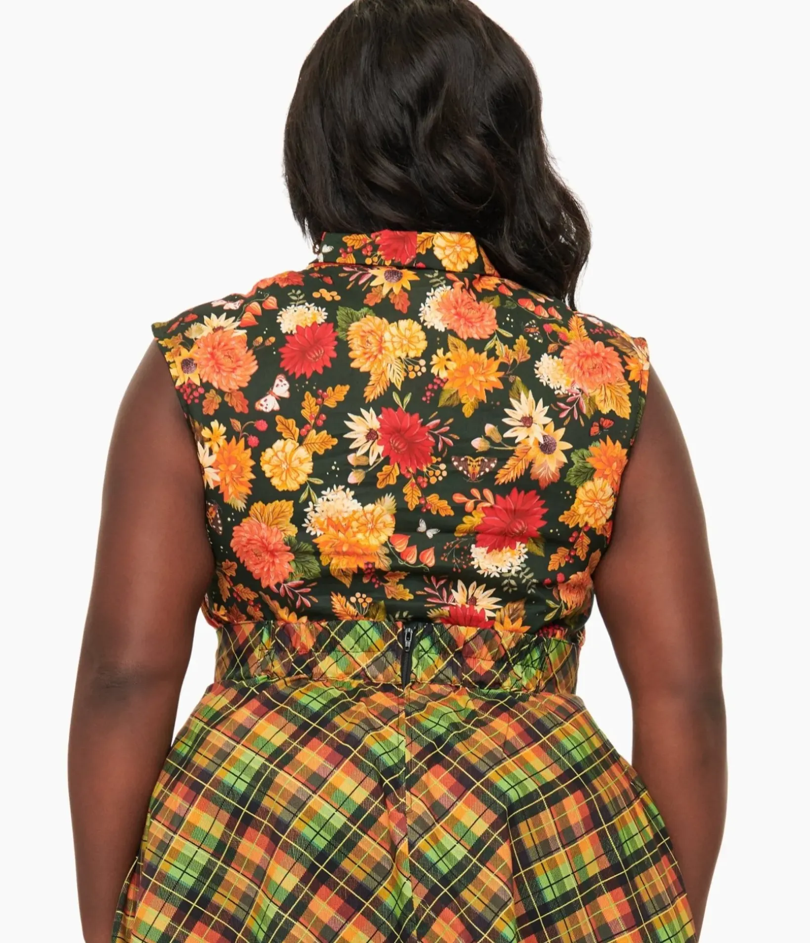 Unique Vintage Blouses|Blouses>Royal Monk Plus Size 1950s Black Button Up Celia Blouse