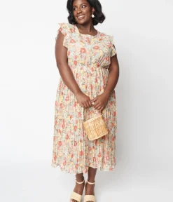 Unique Vintage Midi|Everyday Dresses><noscript><img width=