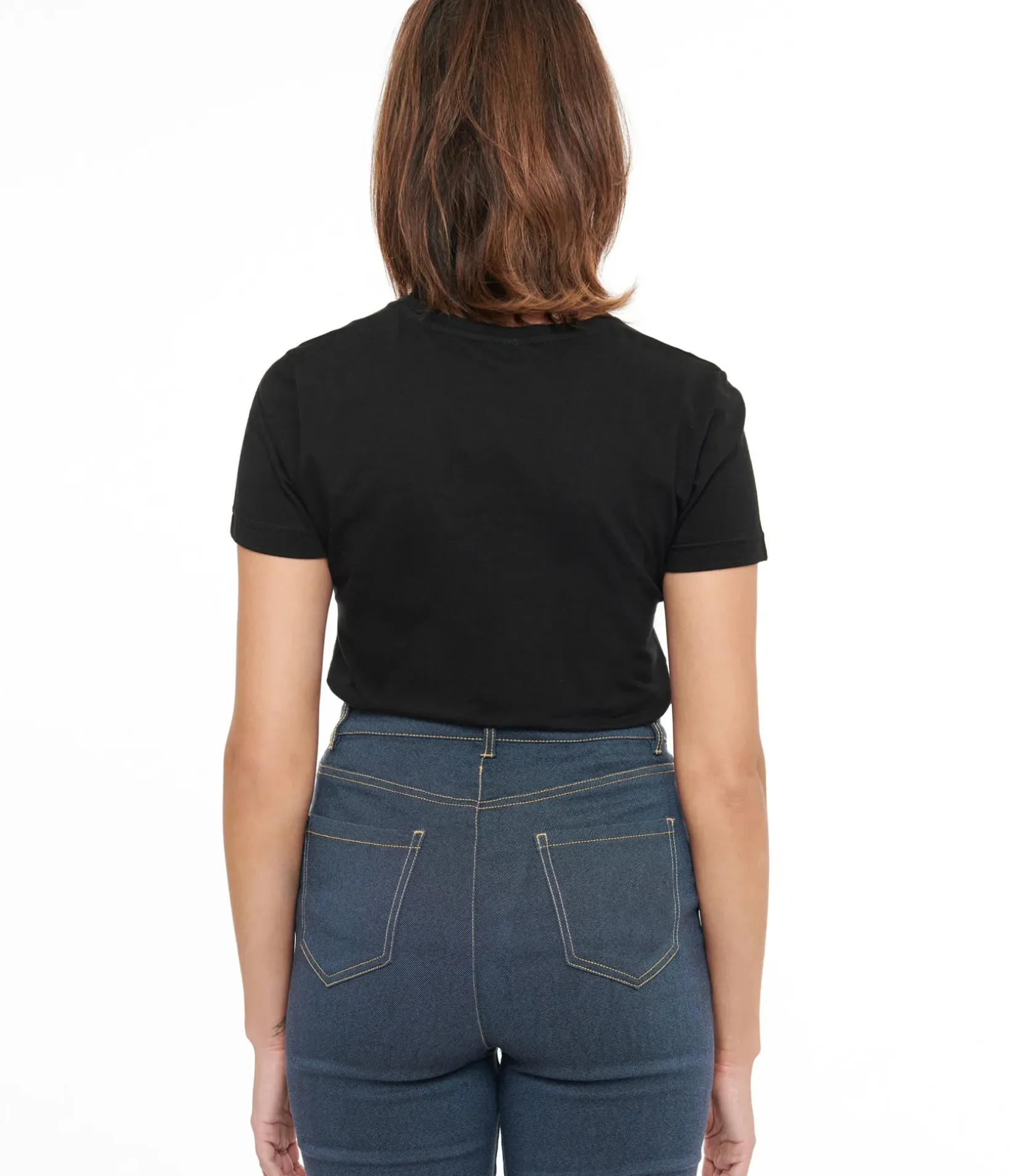 Unique Vintage Graphic Tees|Graphic Tees>1950s Black Beautiful Ghoul Fitted Graphic Tee