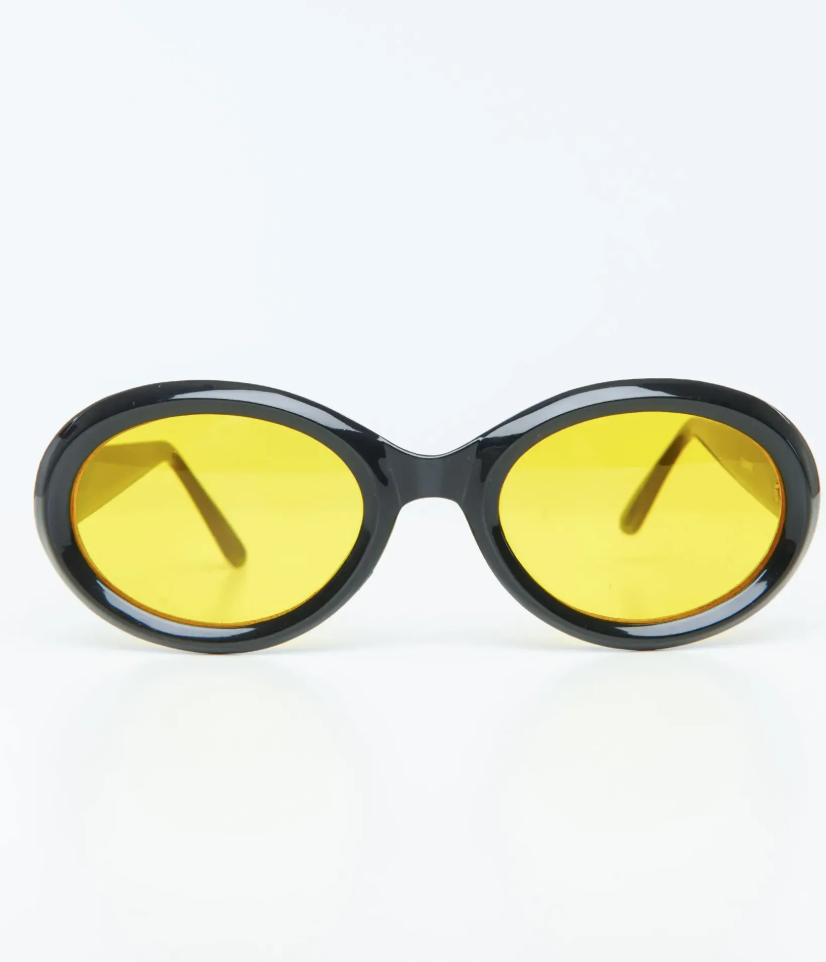 Unique Vintage Sunglasses>1970s Black Oval Roc Sunglasses