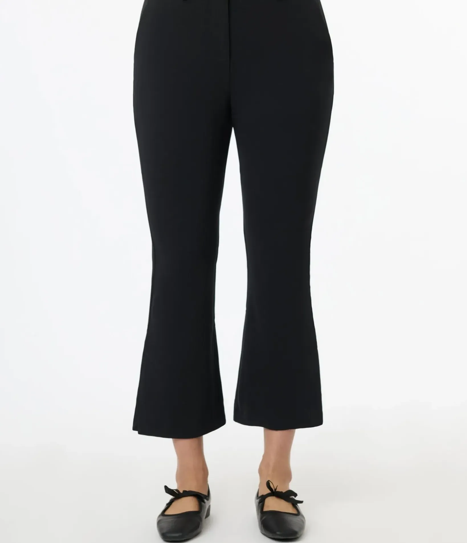 Unique Vintage Pants|Work Wear>1970s Black Vented Kick Flare Pants