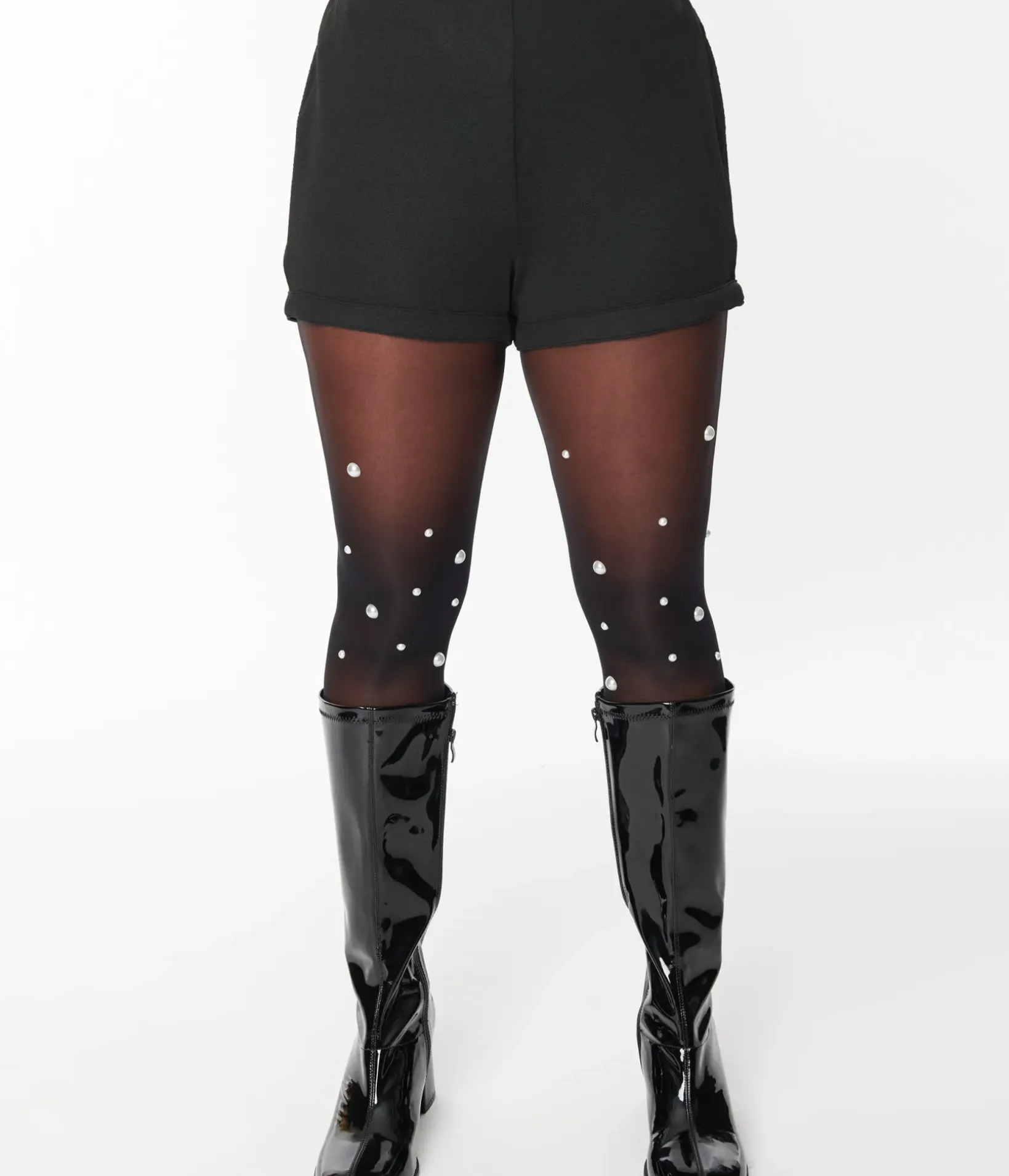 Unique Vintage Shorts|All Things Black>Smak Parlour Black Callie Shorts