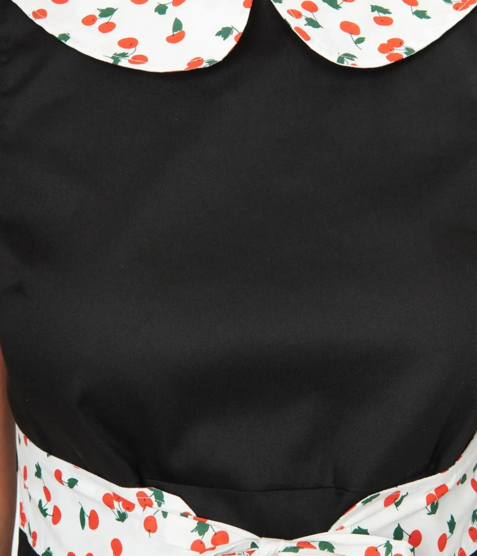 Unique Vintage Fit & Flare|Everyday Dresses>Smak Parlour Black & Cherry Print Mini Dress