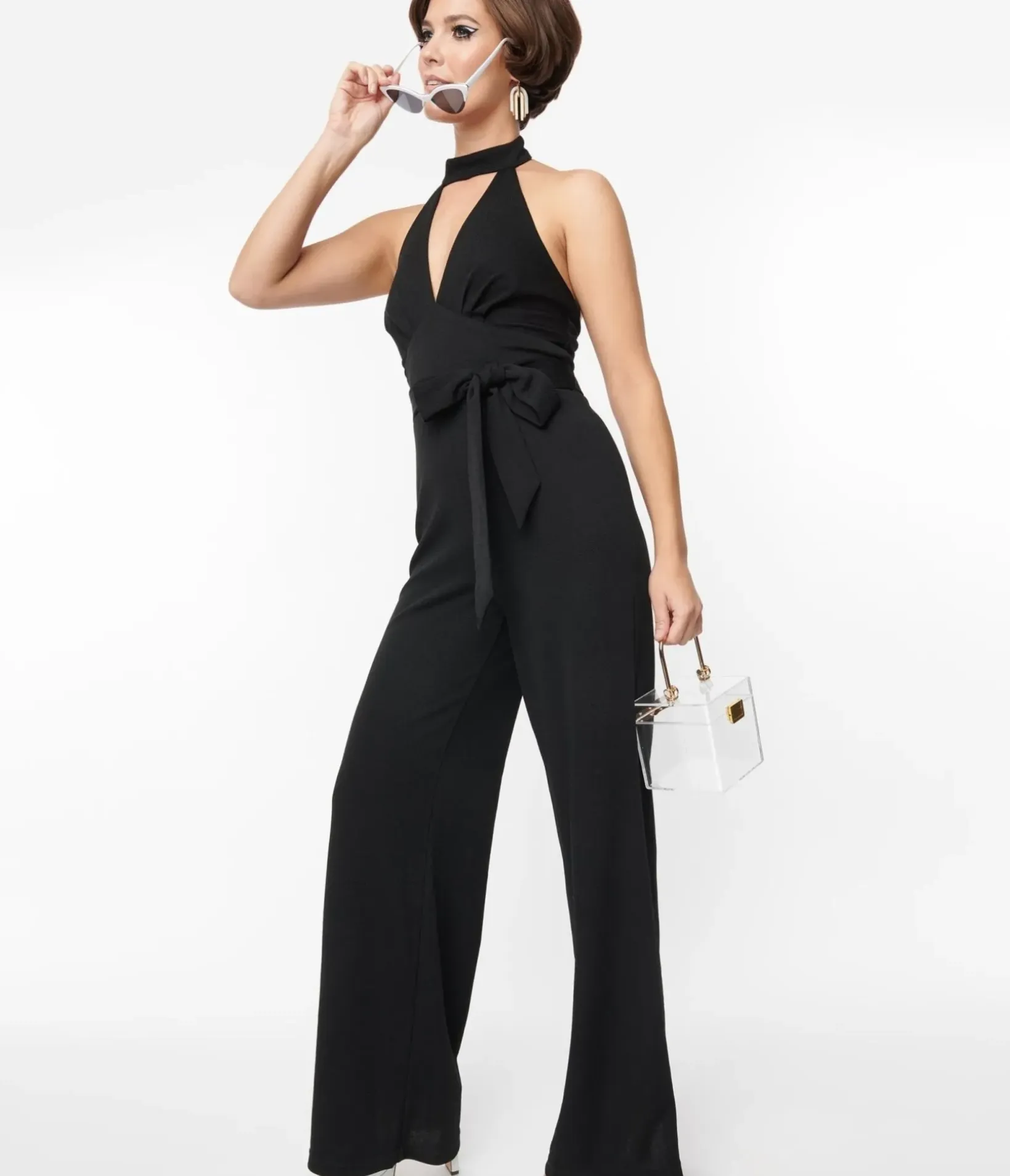 Unique Vintage Rompers & Jumpsuits|Rompers & Jumpsuits>Smak Parlour Black Glamour Goddess Jumpsuit