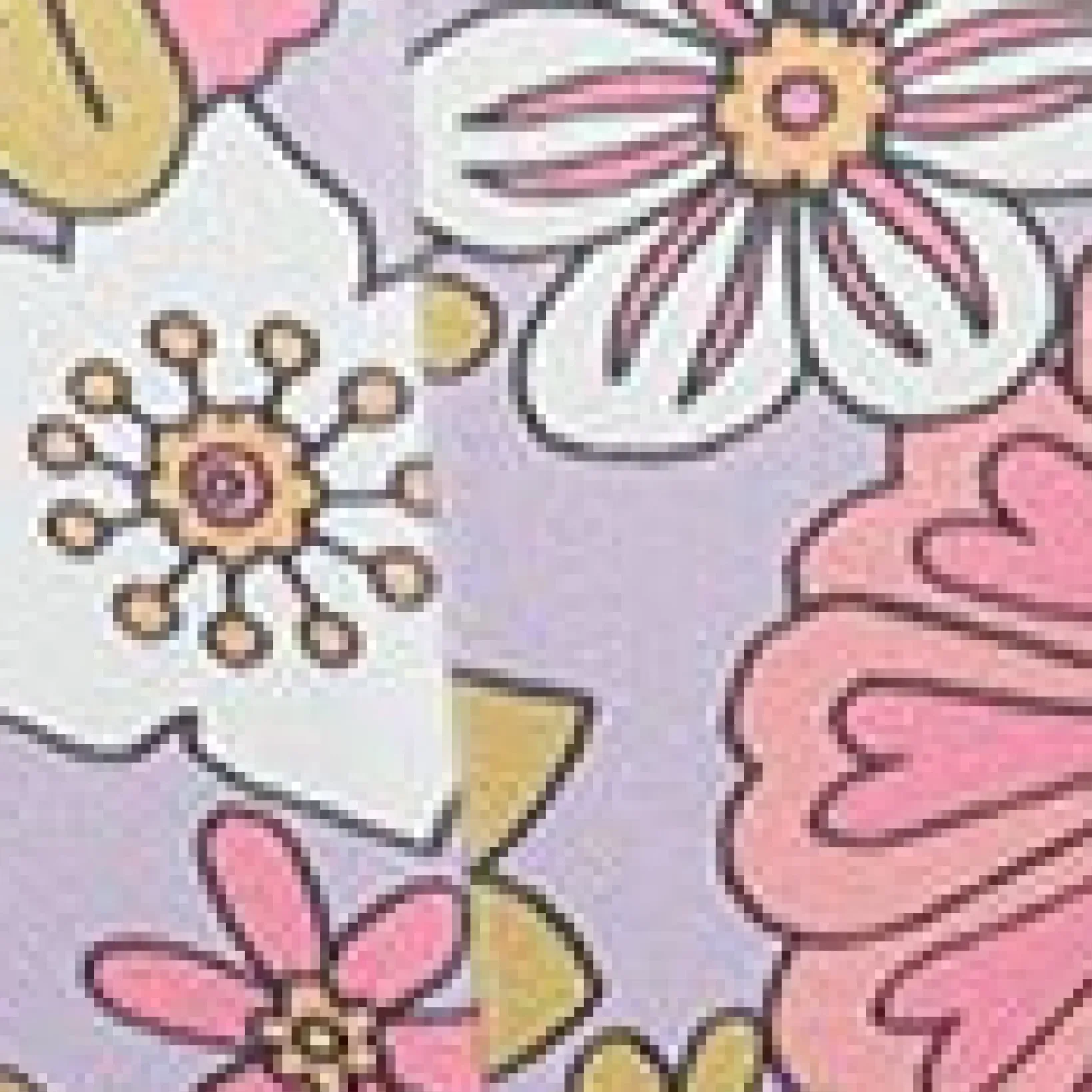Unique Vintage Pants>Smak Parlour Lavender Retro Bloom Zipper Pocket Flare Pants