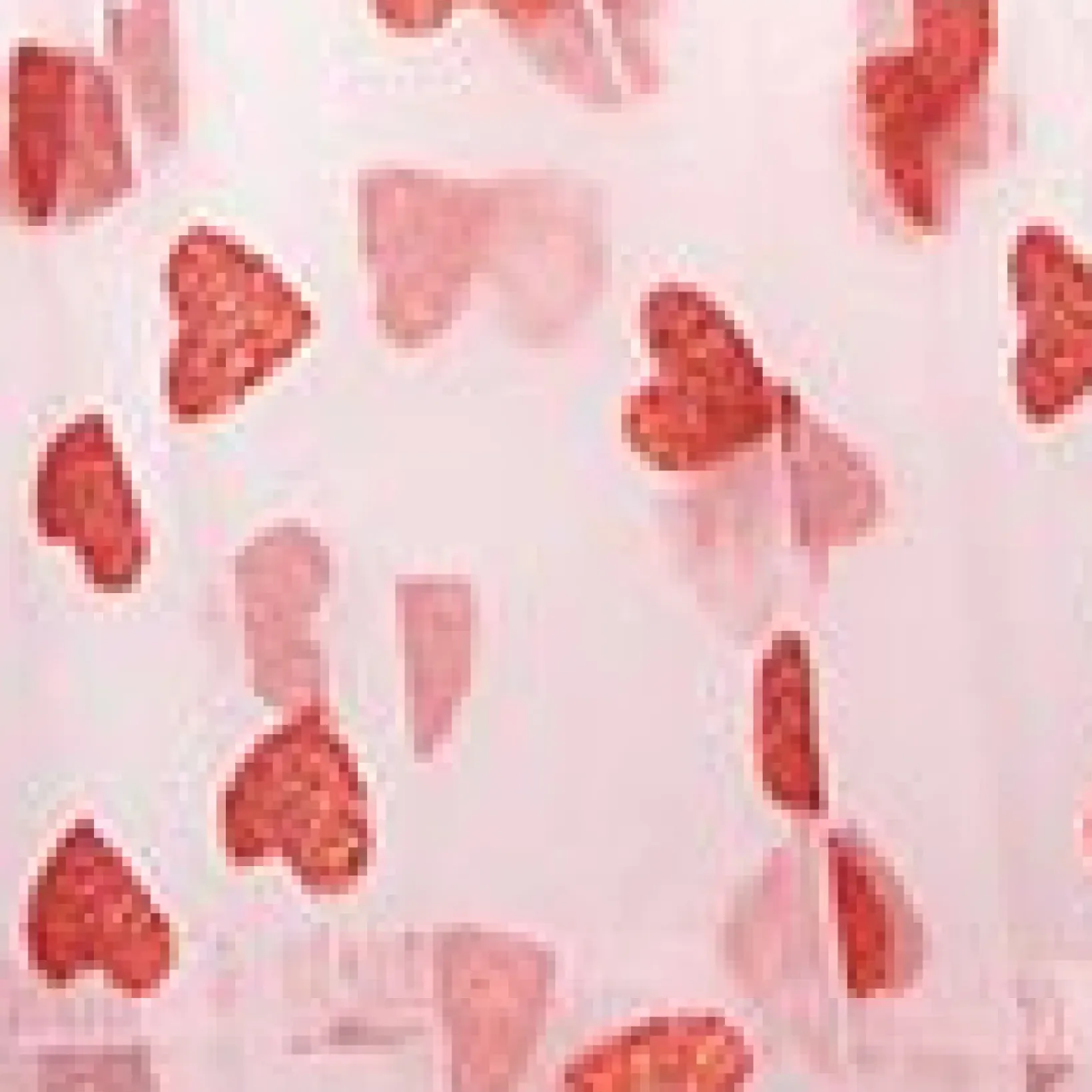 Unique Vintage All Things Pink|All Things Red>Smak Parlour Pink & Red Glitter Hearts Mesh Ruffle Top