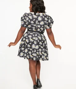 Unique Vintage Fit & Flare|Pocket Dresses><noscript><img width=