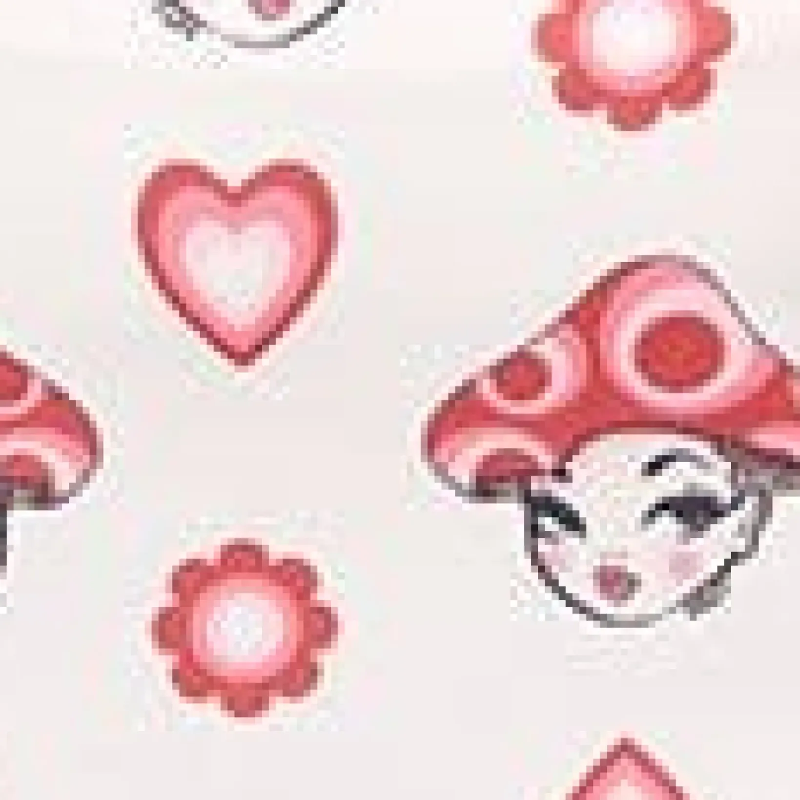 Unique Vintage Skirts|Skirts>Smak Parlour Plus Size Pink & Red Madam Mushroom Mod Skirt