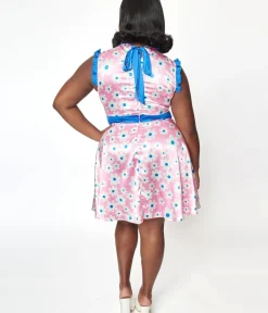 Unique Vintage Fit & Flare|Pocket Dresses><noscript><img width=