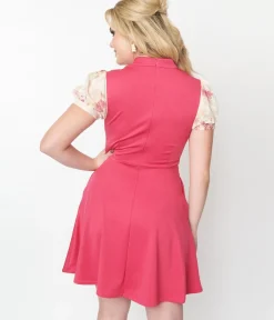 Unique Vintage Fit & Flare|Pocket Dresses><noscript><img width=