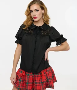 Unique Vintage Blouses|All Things Black><noscript><img width=