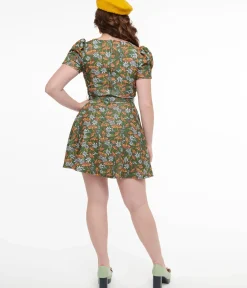 Unique Vintage Fit & Flare|Pocket Dresses><noscript><img width=