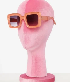 Unique Vintage Sunglasses>1970s Orange Square Sunglasses