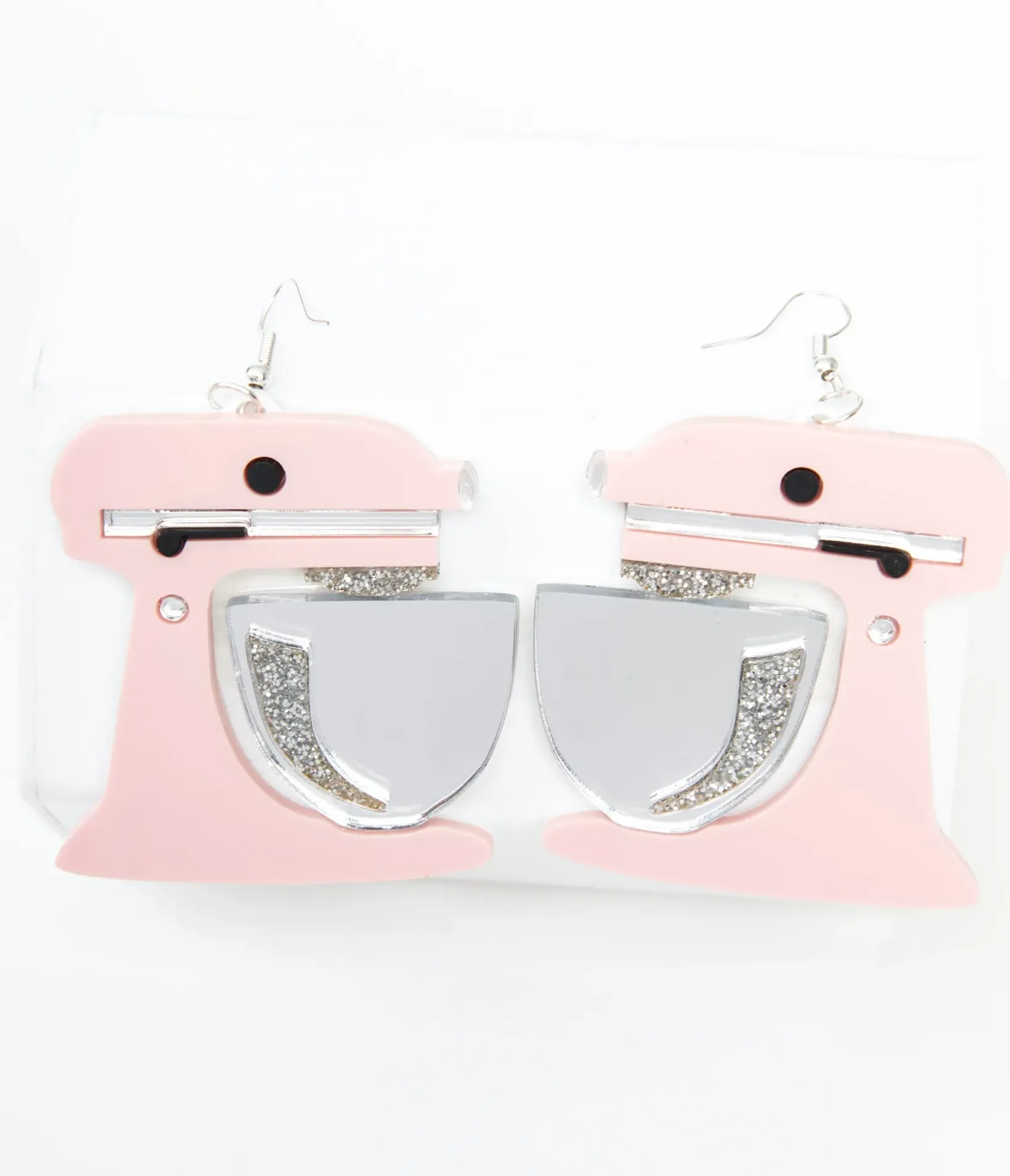 Unique Vintage All Things Pink|Earrings>1950s Pink Kitchenaid Mixer Earrings