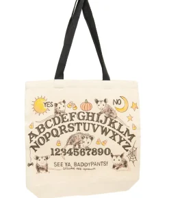 Unique Vintage Novelty Bags|Tote Bags>Spirit Board Opossum Cotton Tote Bag