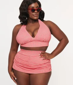 Unique Vintage Two Piece Swim|Swim Tops><noscript><img width=