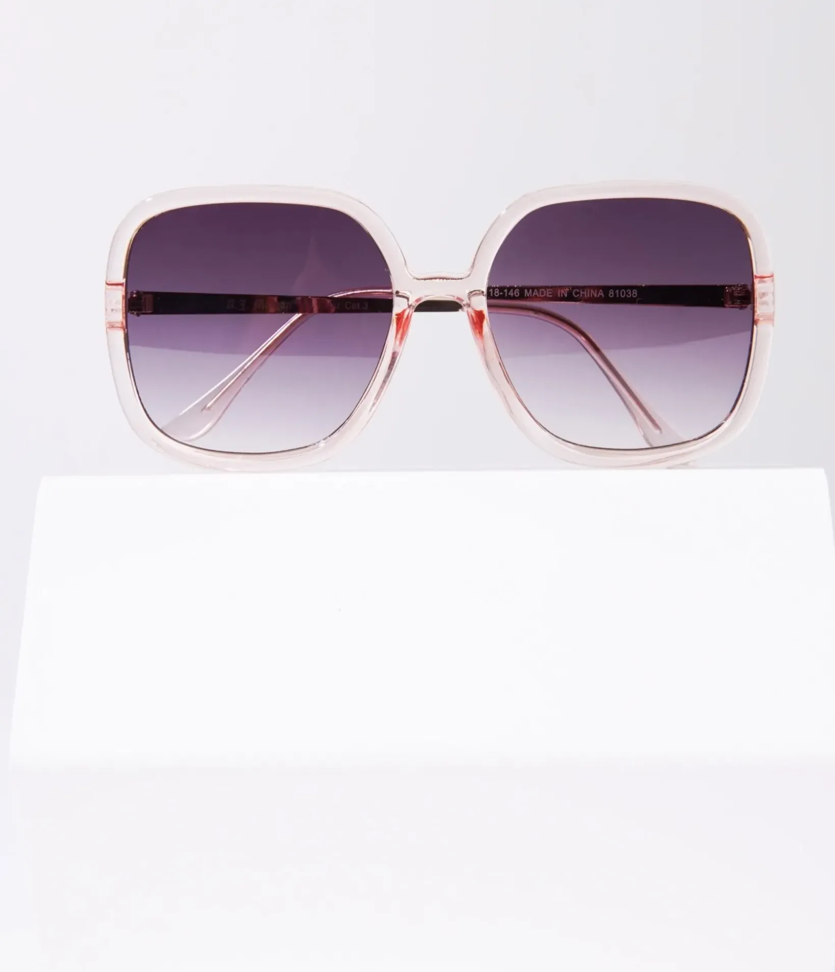 Unique Vintage All Things Pink|Sunglasses>1970s Retro Light Pink Square Sunglasses