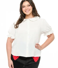 Unique Vintage Blouses|Blouses><noscript><img width=