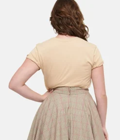 Unique Vintage Graphic Tees|Graphic Tees>Tan Bring Me All The Kitties Graphic Tee