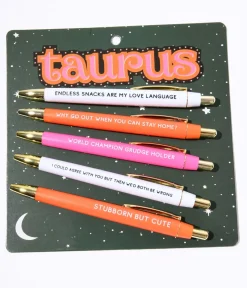 Unique Vintage Gift Under $20>Taurus Pen Set
