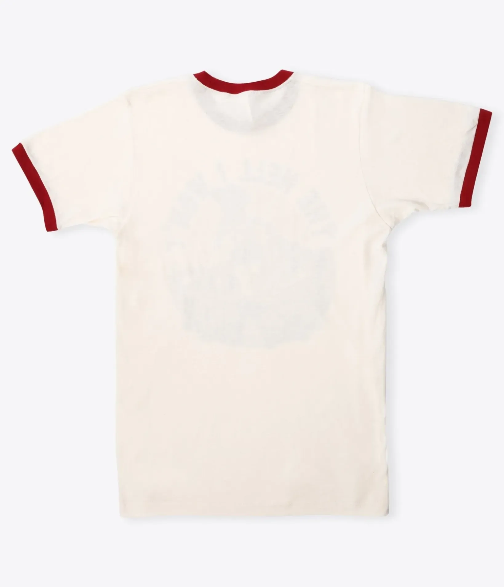 Unique Vintage Graphic Tees|Graphic Tees>The Hell I Won't Red Collar Unisex Graphic Ringer Tee