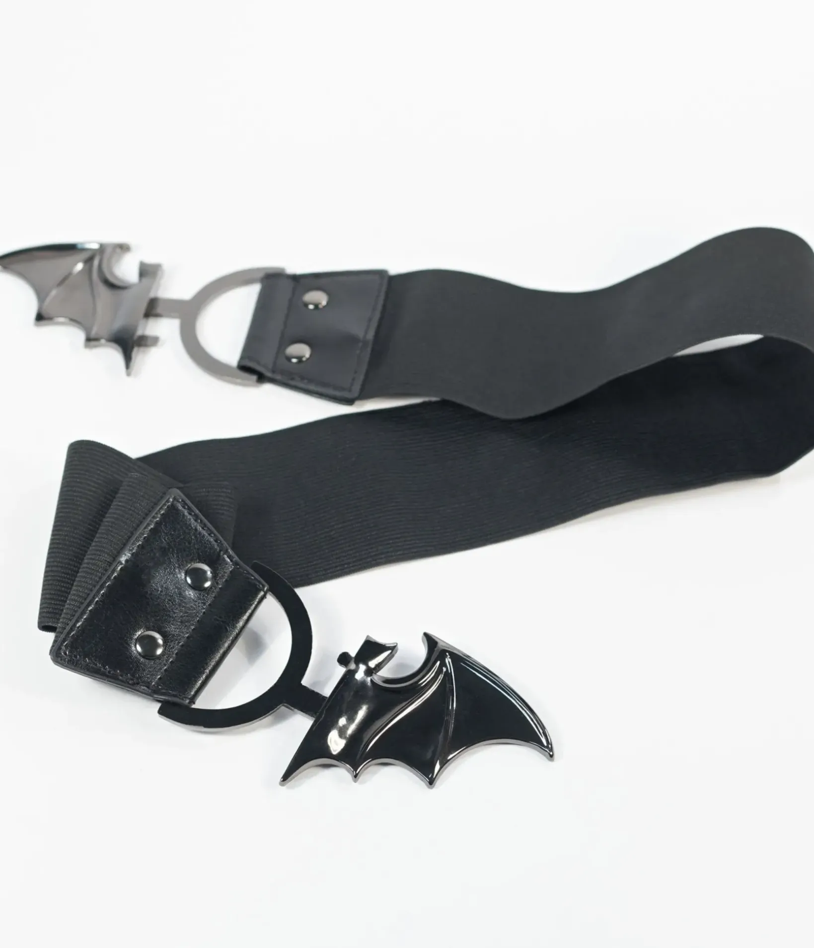 Unique Vintage All Things Black|Halloween>Black Bat Cinch Belt