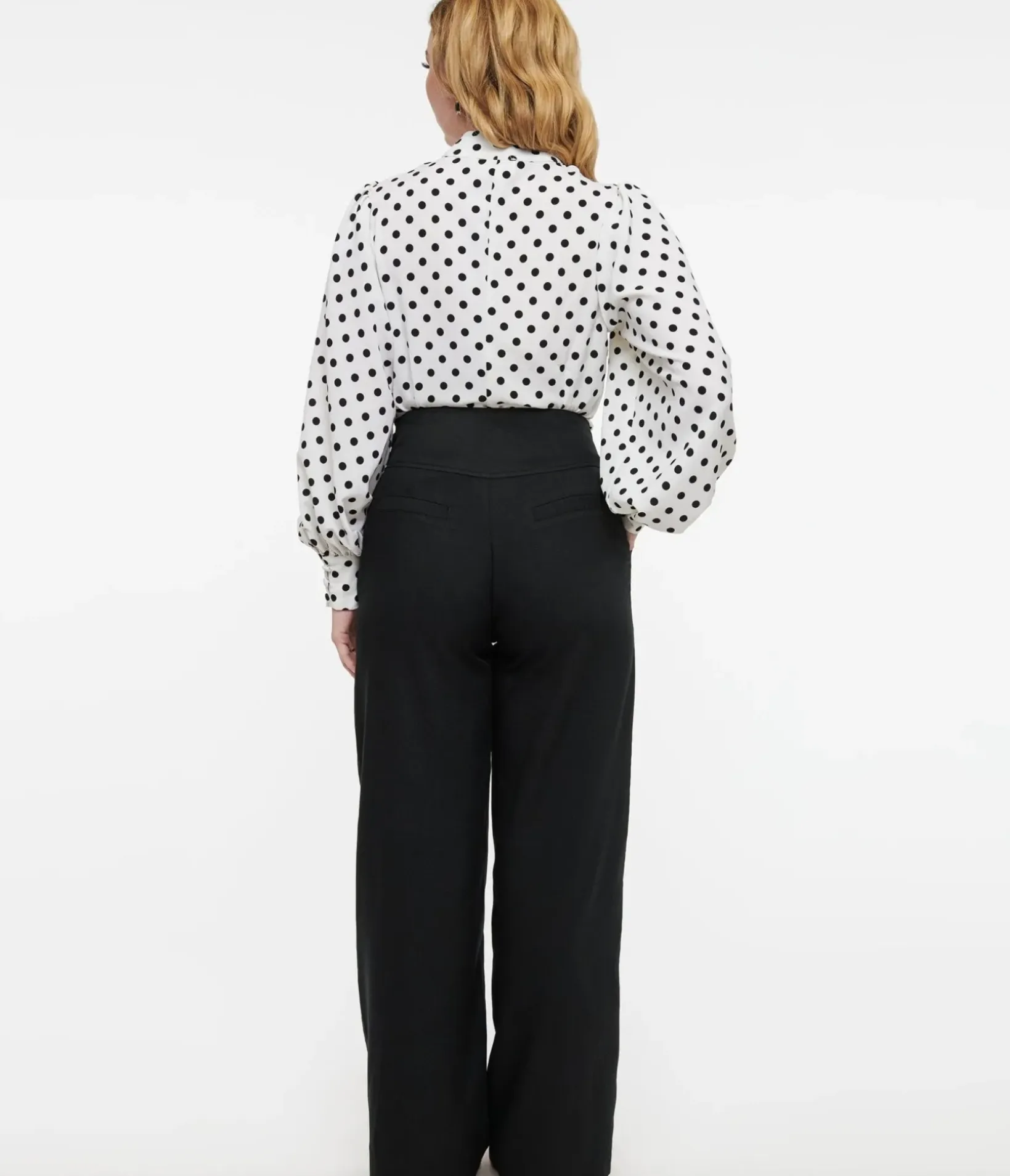 Unique Vintage Pants|All Things Black>Black Double Belt Woven Pants