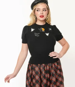 Unique Vintage Sweaters & Cardigans|All Things Black><noscript><img width=
