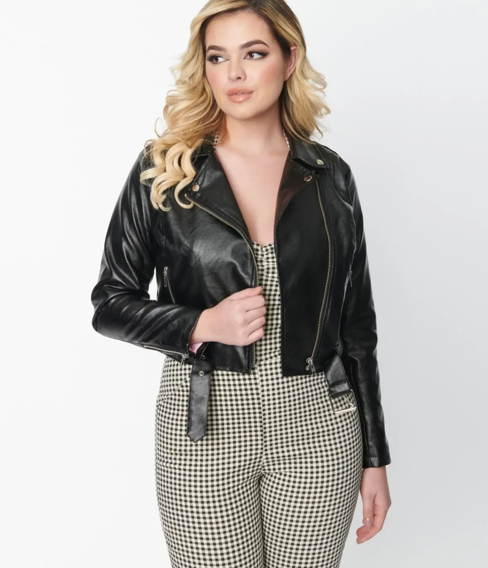 Unique Vintage Coats & Jackets|All Things Black>Black Leather Jacket