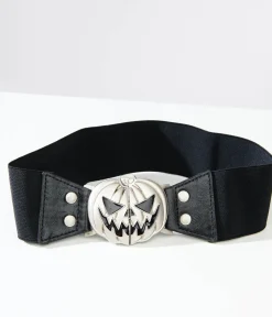 Unique Vintage All Things Black|Belts>Black Pumpkin Cinch Belt