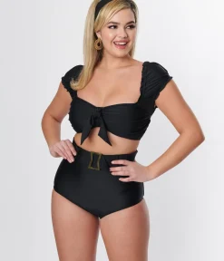 Unique Vintage Swim Tops|Two Piece Swim><noscript><img width=