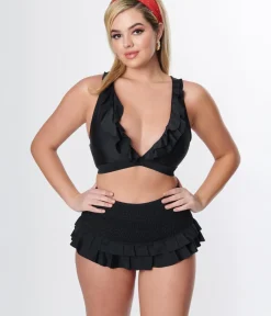 Unique Vintage Swim Bottoms|Two Piece Swim><noscript><img width=
