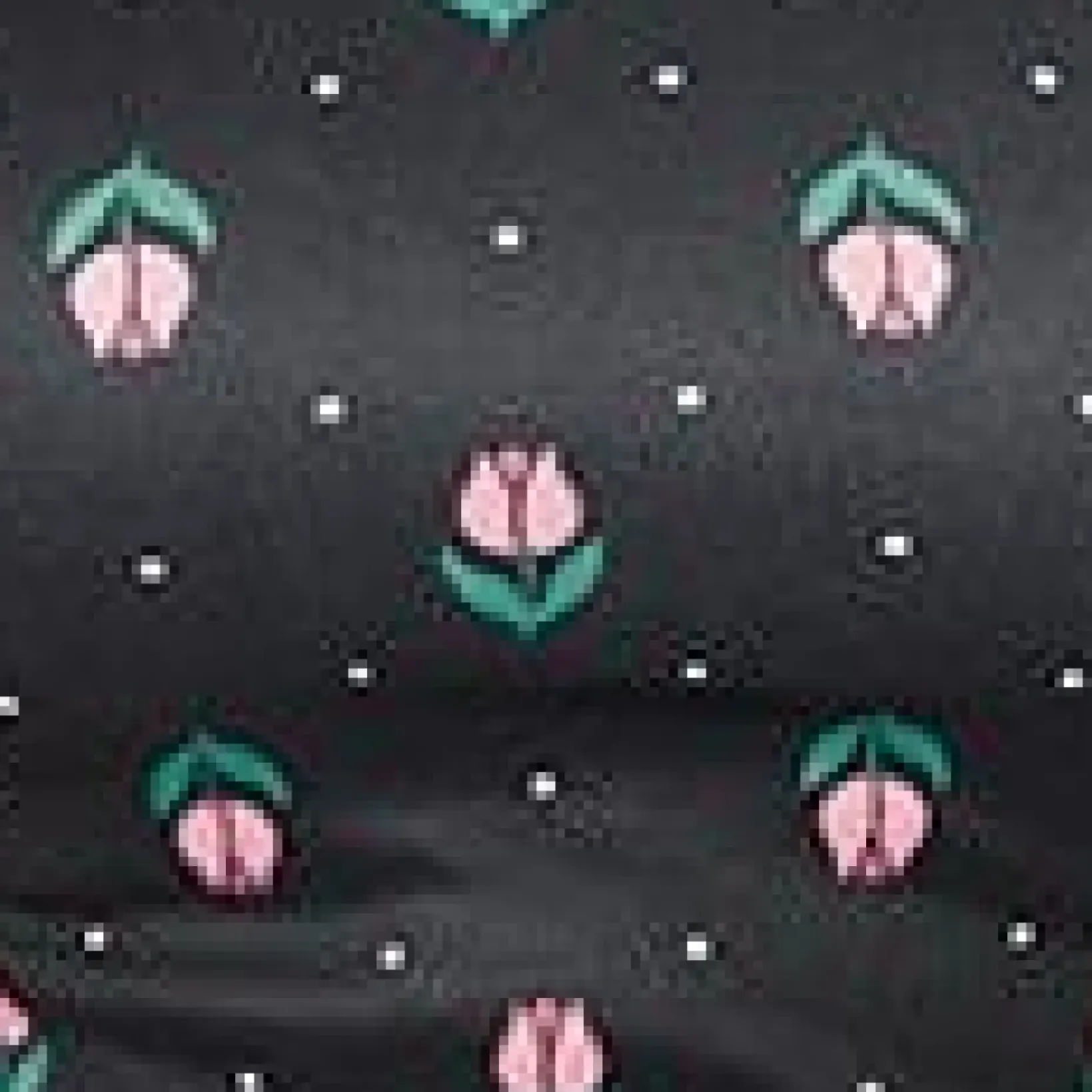 Unique Vintage All Things Black>Black Tulip Pin Dot Maraschino Top